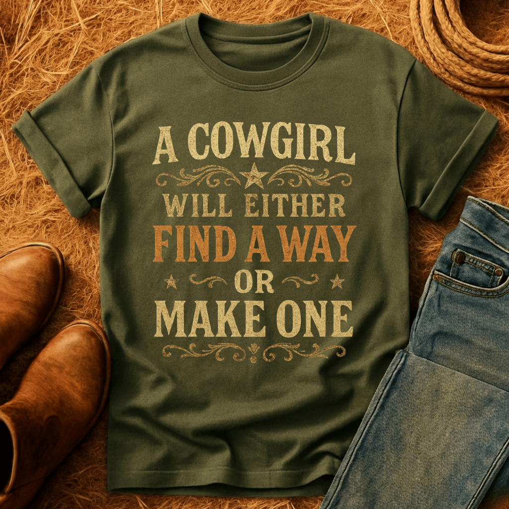 Cowgirl Will Find A Way T-Shirt