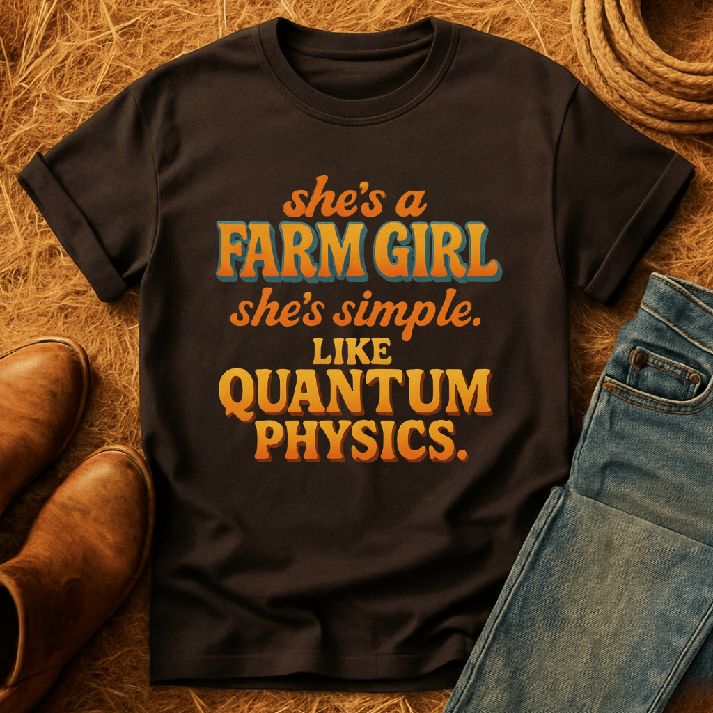 Farm Girl, Like Quantum Physics T-Shirt