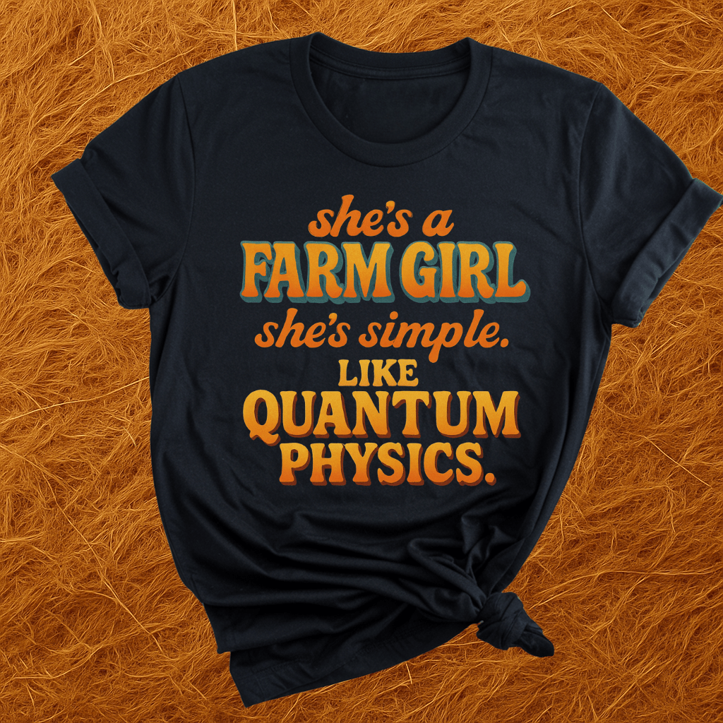 Farm Girl, Like Quantum Physics T-Shirt