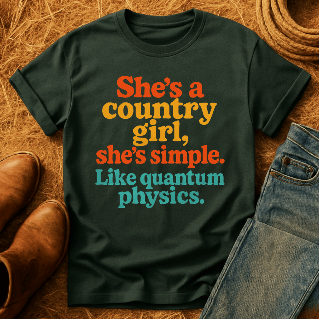 Country Girl, Like Quantum Physics T-Shirt