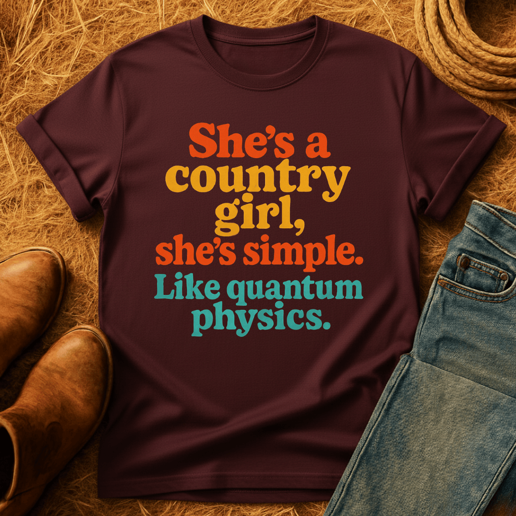 Country Girl, Like Quantum Physics T-Shirt