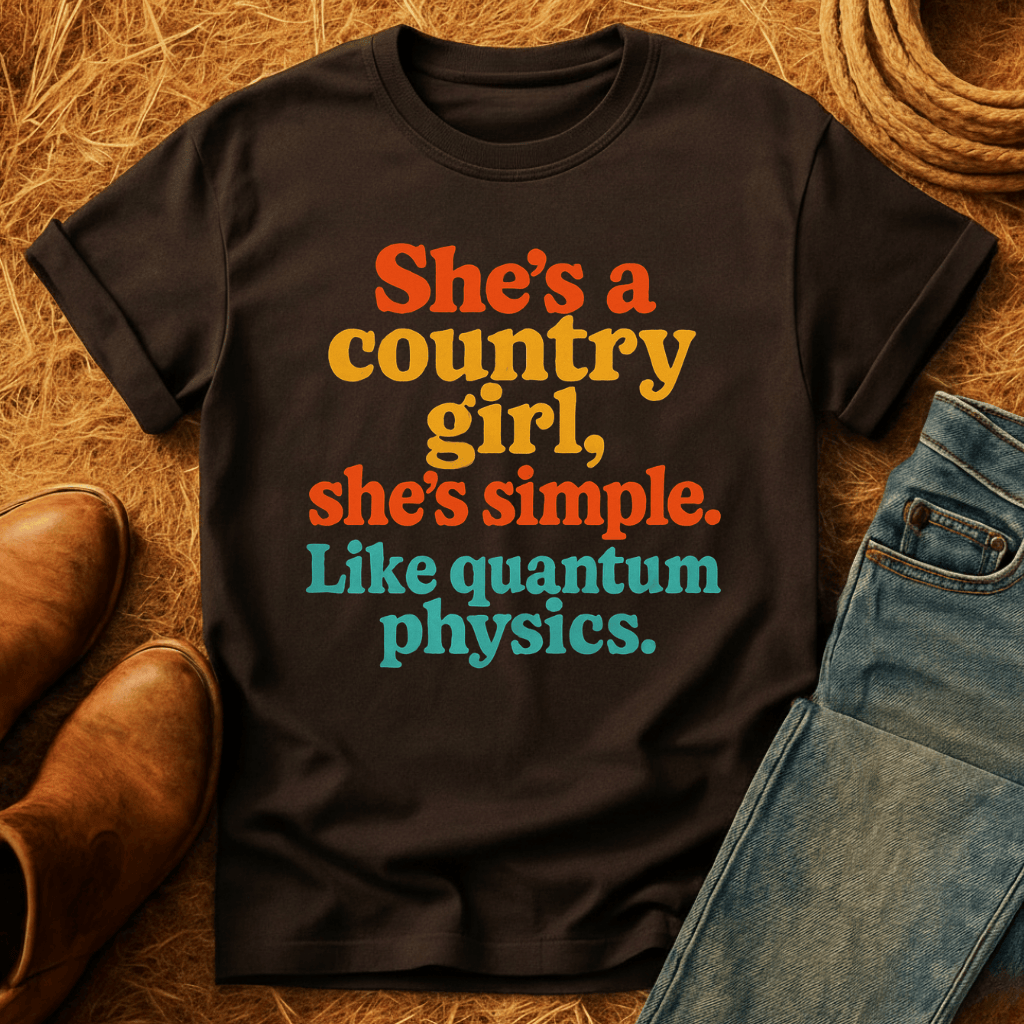 Country Girl, Like Quantum Physics T-Shirt