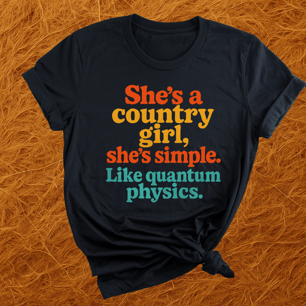 Country Girl, Like Quantum Physics T-Shirt