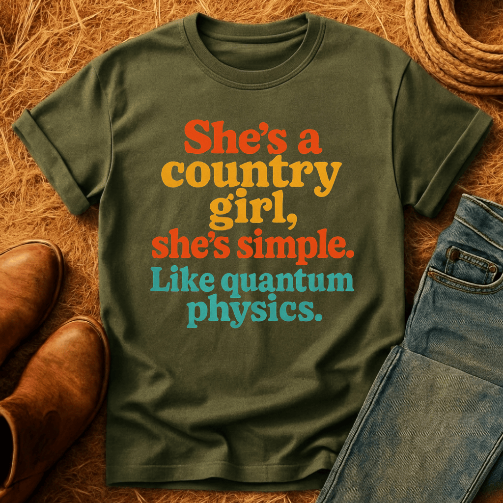 Country Girl, Like Quantum Physics T-Shirt