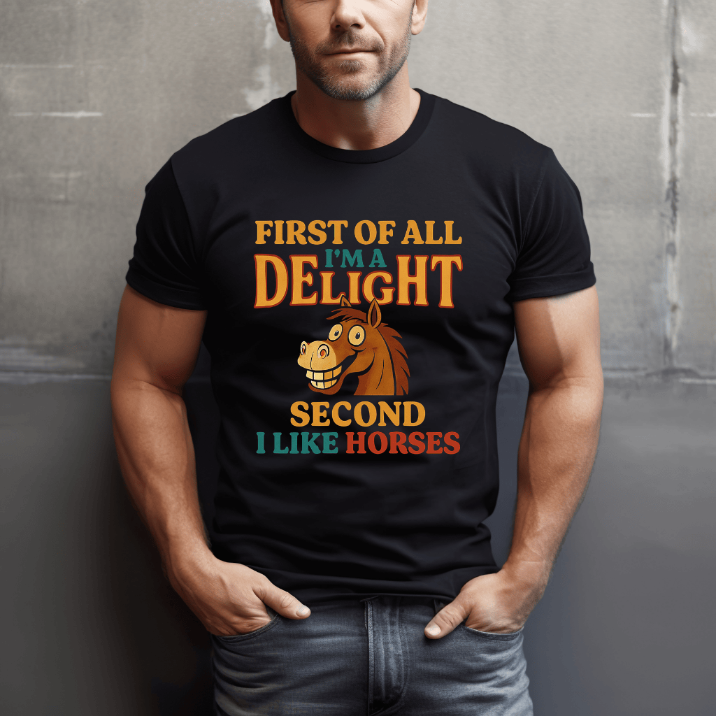 Delightful Horses T-Shirt