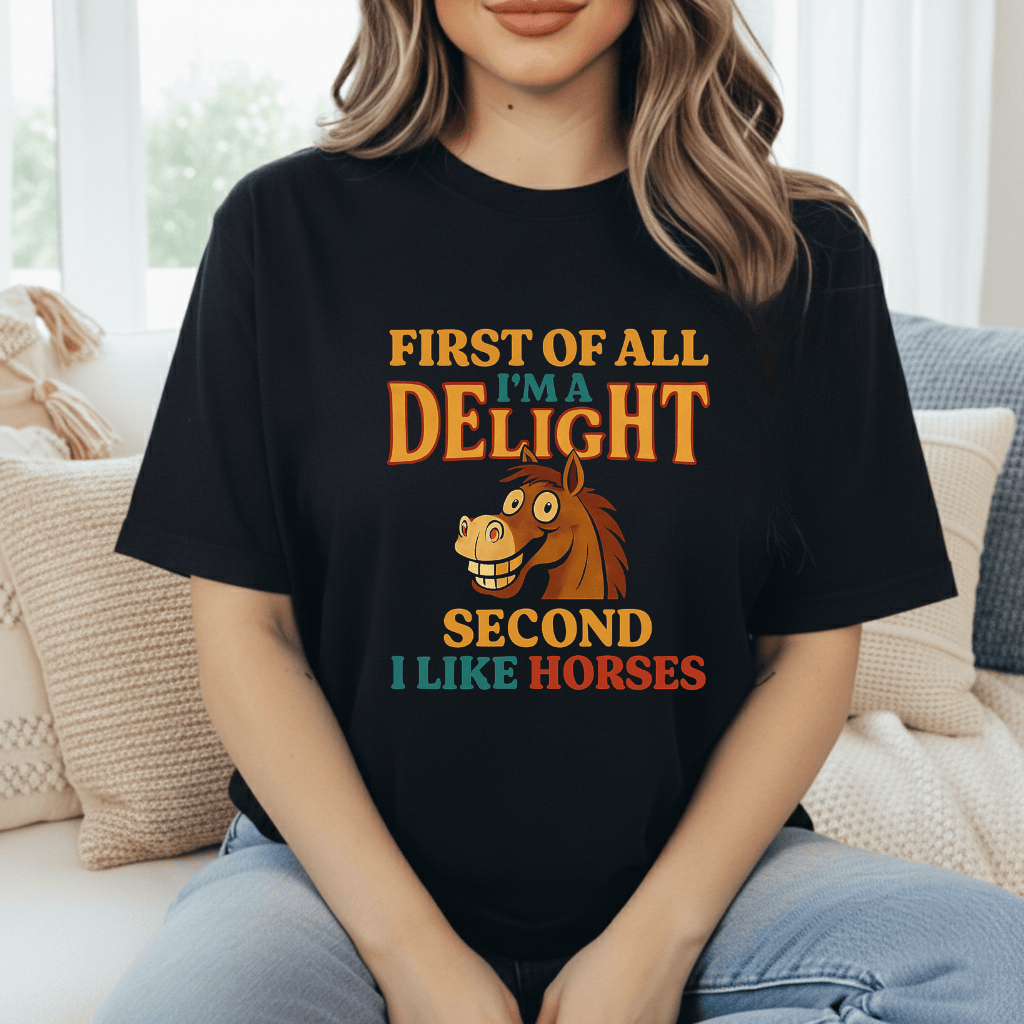 Delightful Horses T-Shirt