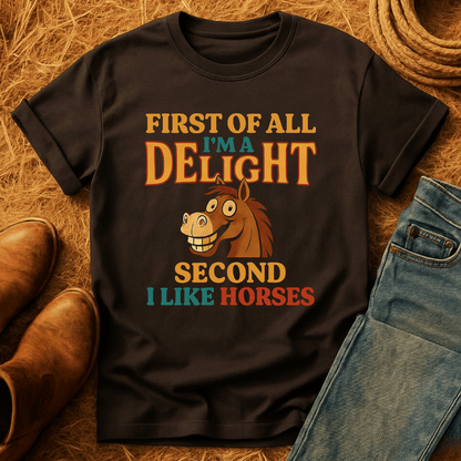 Delightful Horses T-Shirt