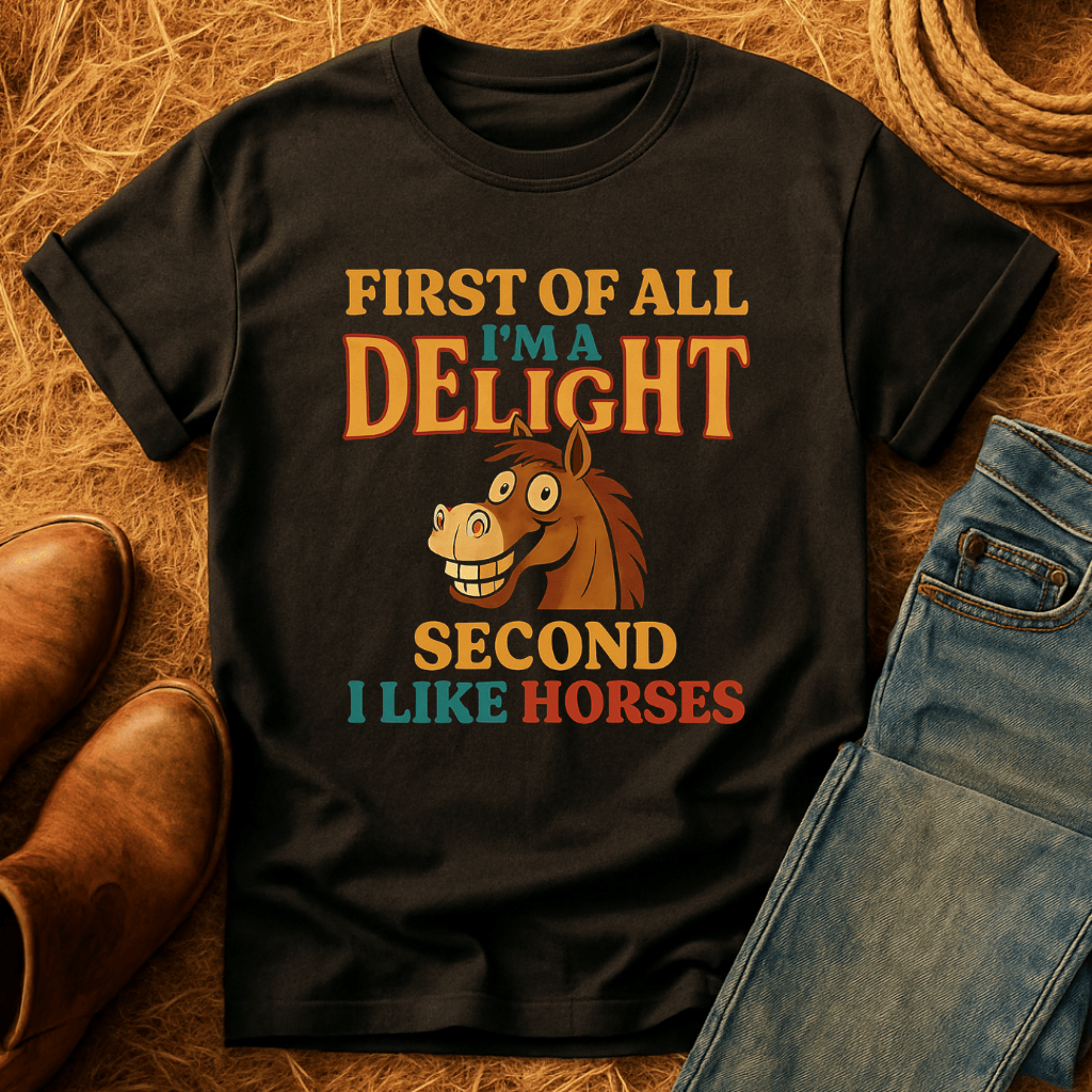 Delightful Horses T-Shirt