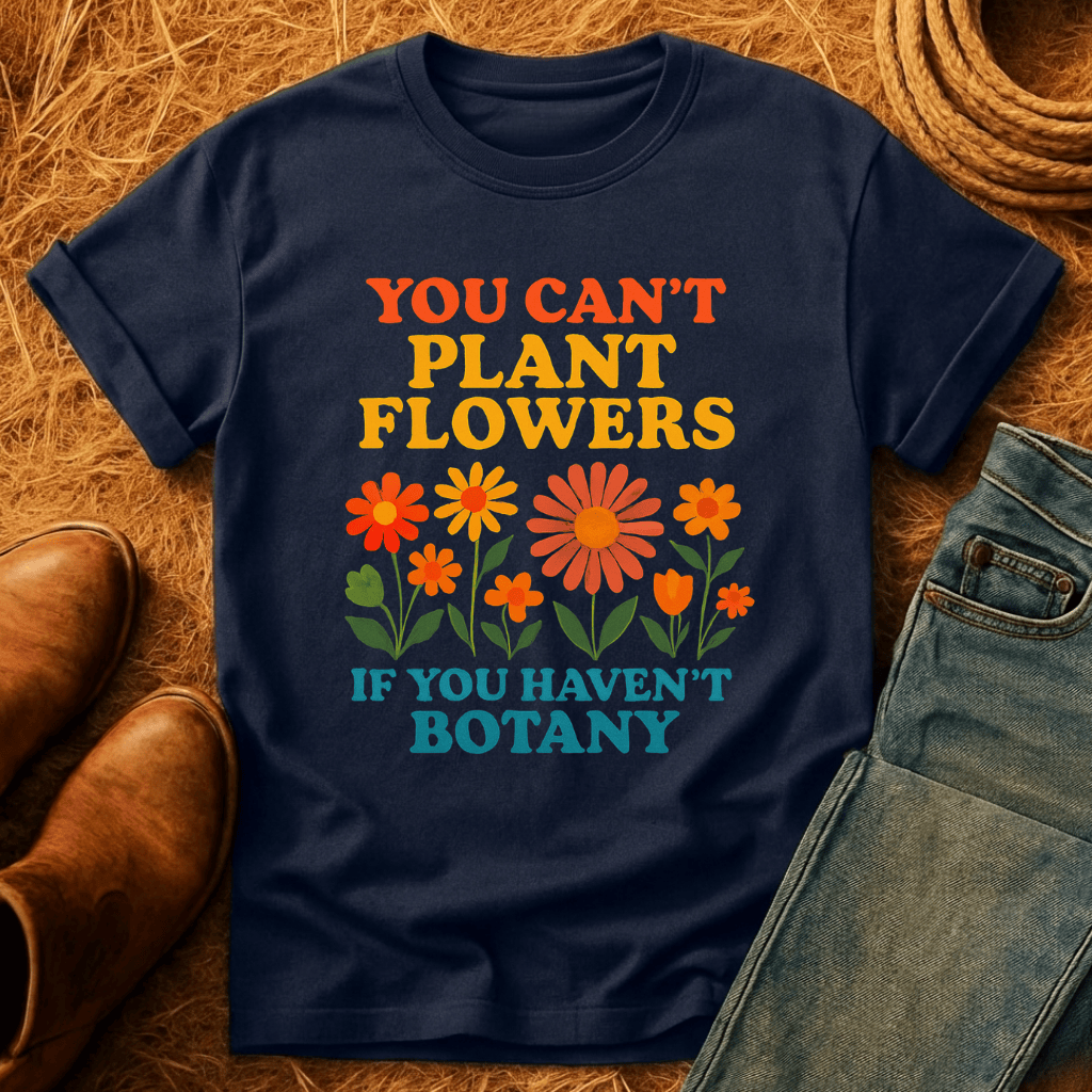 Bot-any Flowers Joke T-Shirt