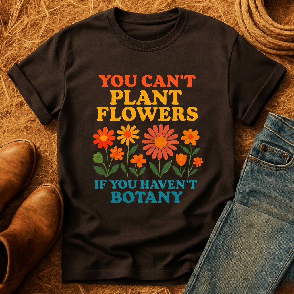 Bot-any Flowers Joke T-Shirt