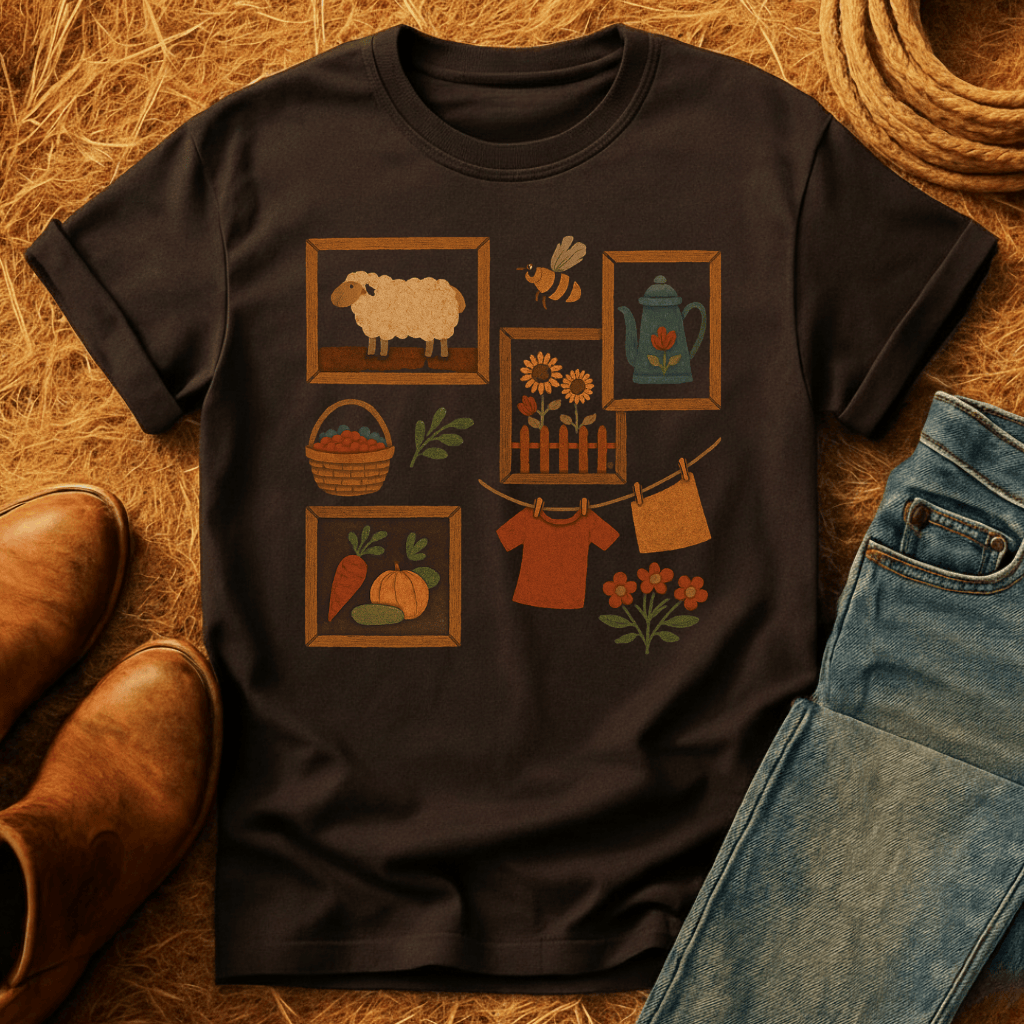 Sheep Collage T-Shirt