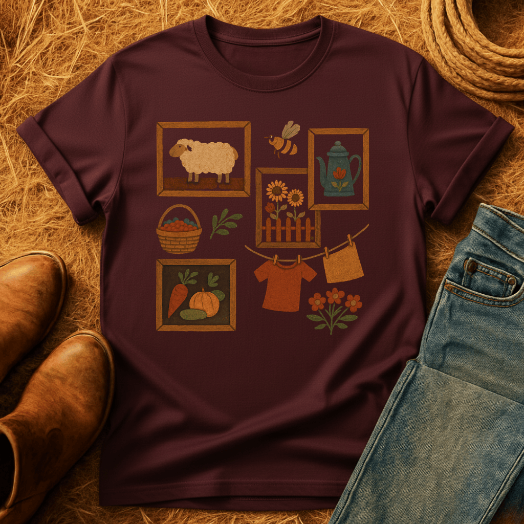 Sheep Collage T-Shirt