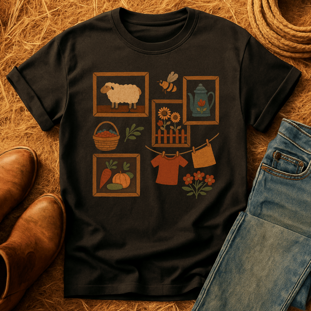 Sheep Collage T-Shirt