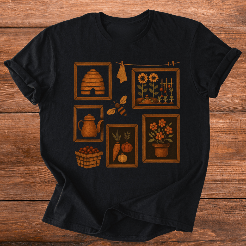 Honey Bee Collage T-Shirt