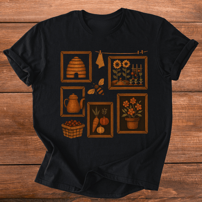 Honey Bee Collage T-Shirt