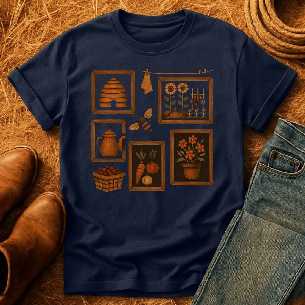Honey Bee Collage T-Shirt