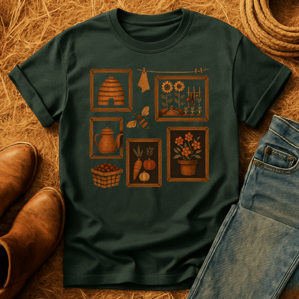 Honey Bee Collage T-Shirt