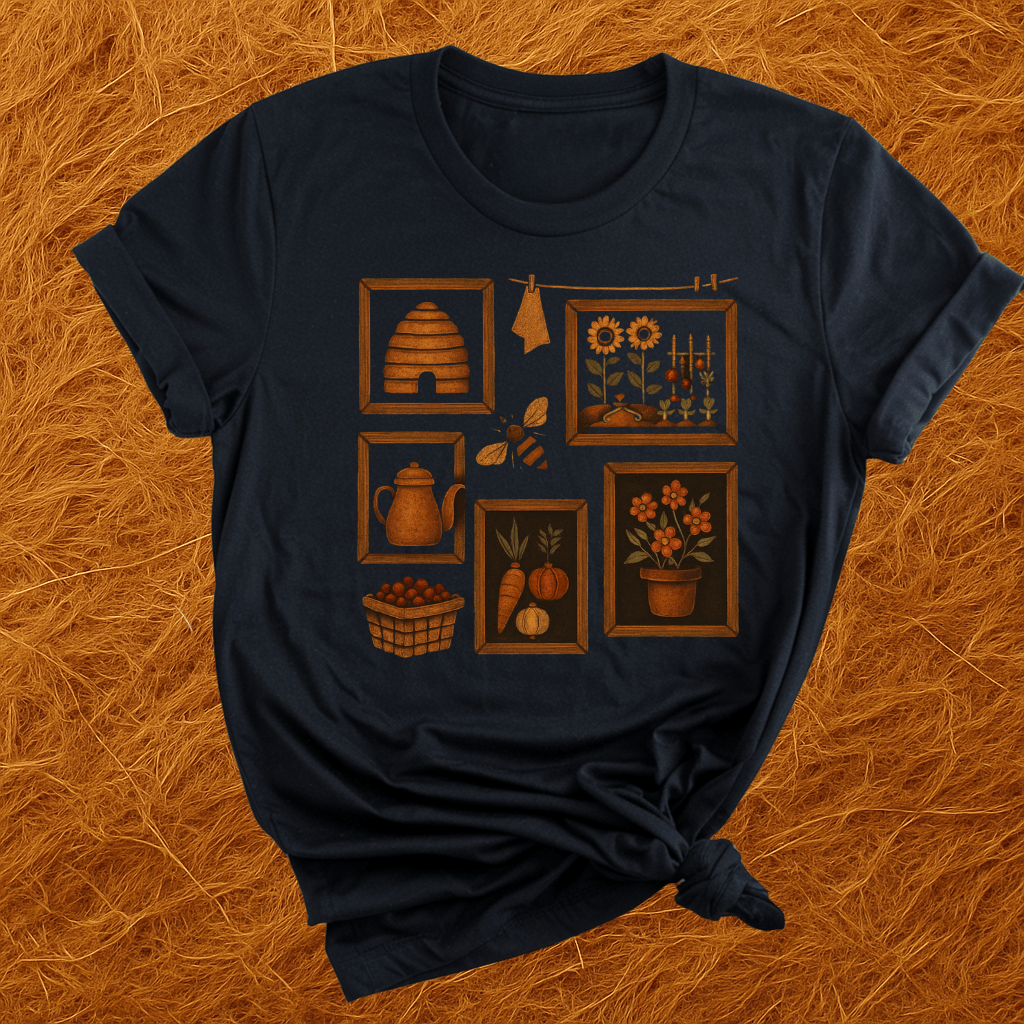 Honey Bee Collage T-Shirt