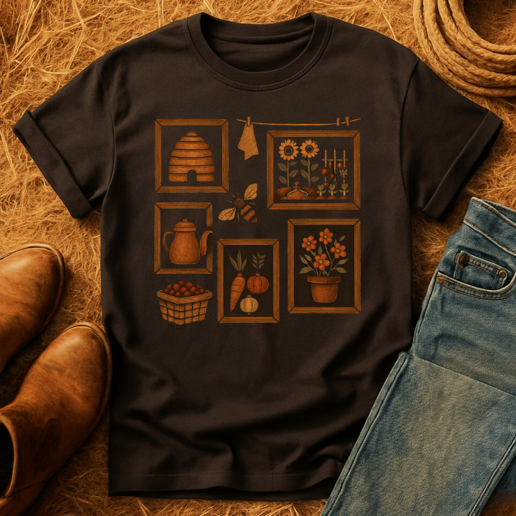 Honey Bee Collage T-Shirt