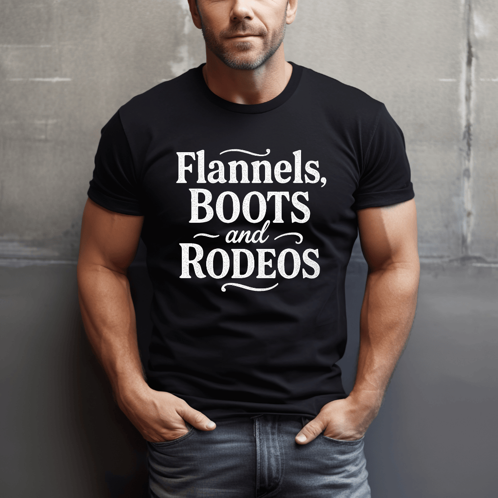 Flannels, Boots, & Rodeos T-Shirt