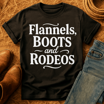 Flannels, Boots, & Rodeos T-Shirt
