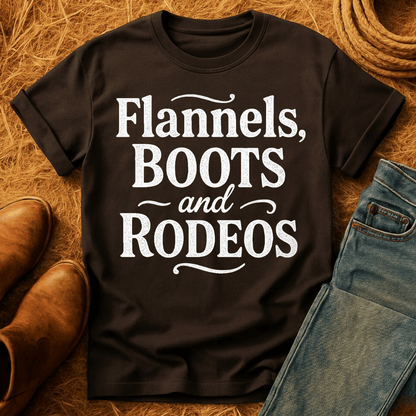 Flannels, Boots, & Rodeos T-Shirt