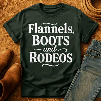 Flannels, Boots, & Rodeos T-Shirt