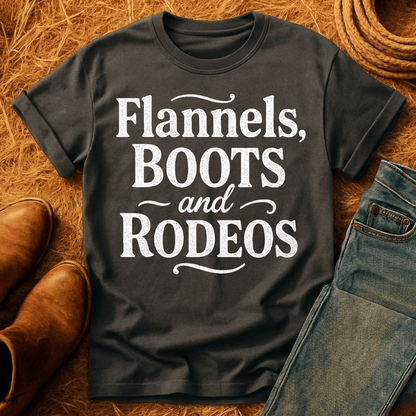 Flannels, Boots, & Rodeos T-Shirt