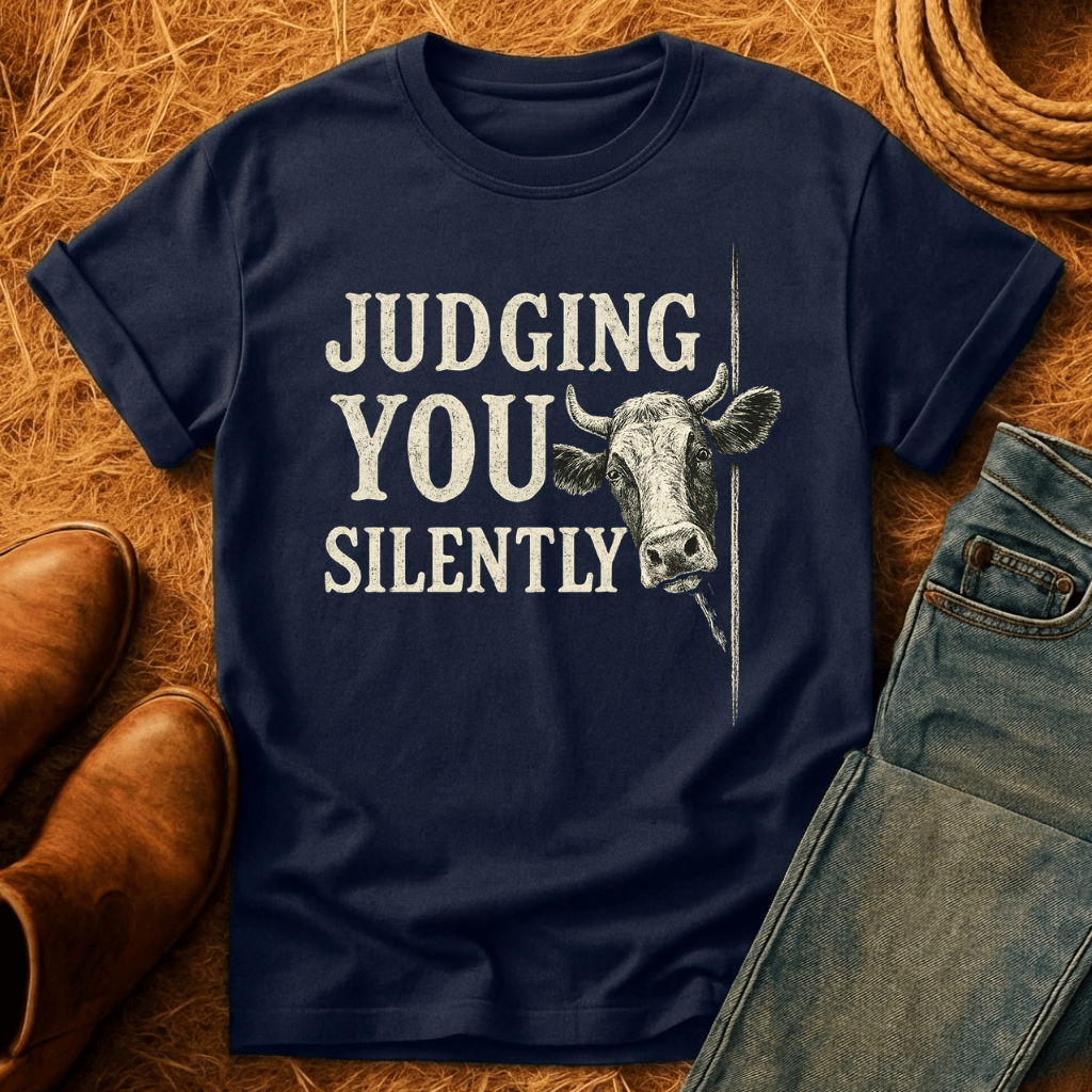 Cows Judging Silently T-Shirt