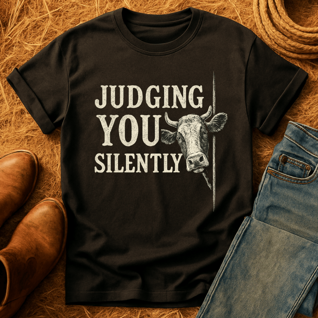 Cows Judging Silently T-Shirt