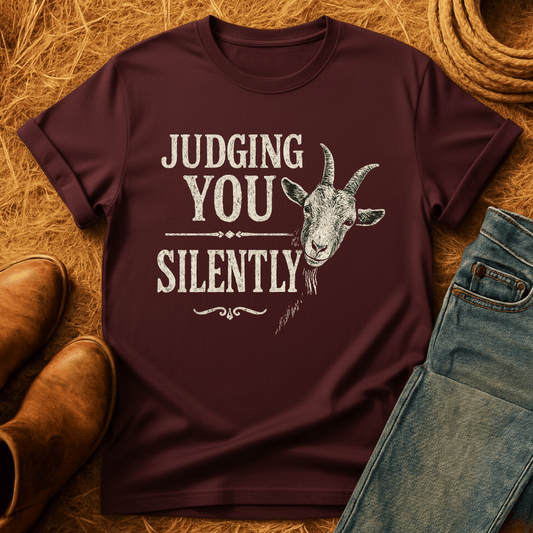 Judging Goat T-Shirt