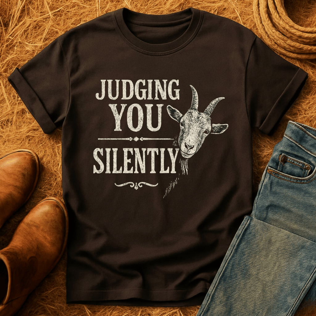 Judging Goat T-Shirt