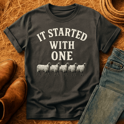 Started With One Sheep T-Shirt