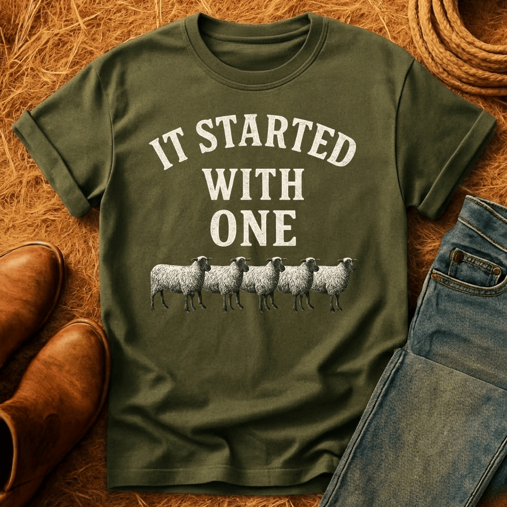 Started With One Sheep T-Shirt