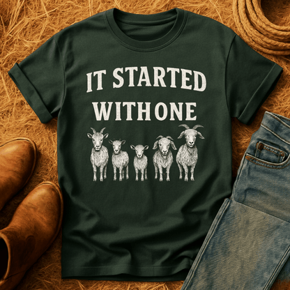 Started With One Goat T-Shirt
