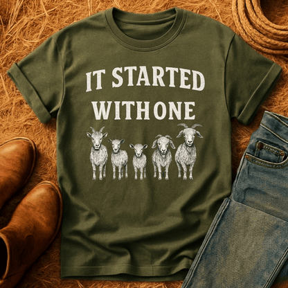 Started With One Goat T-Shirt