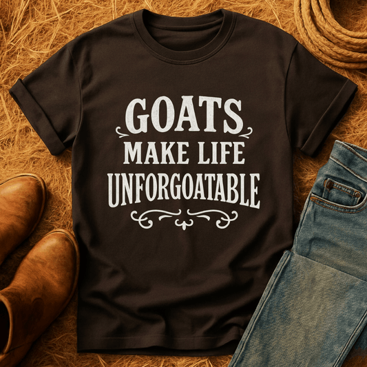 Goats Make Life Unforgettable T-Shirt