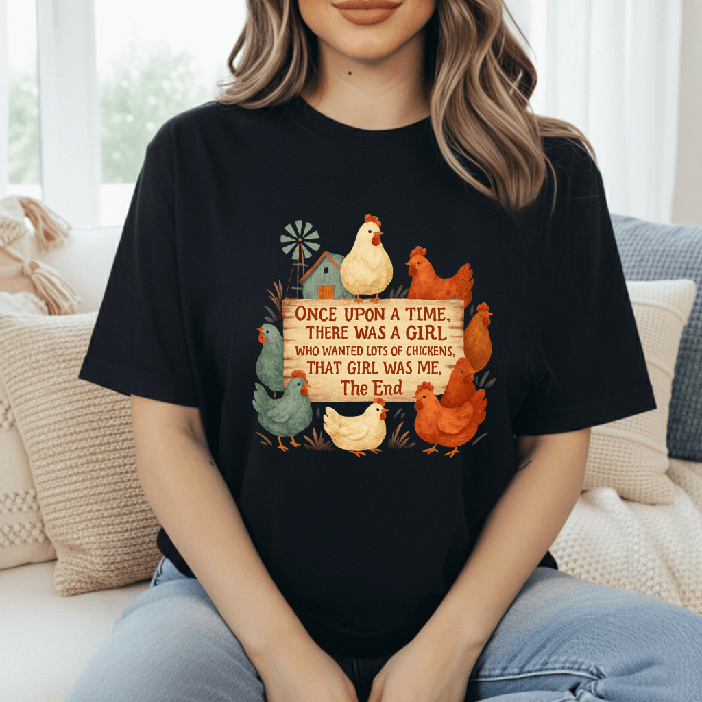 Girl Wanted Chickens T-Shirt
