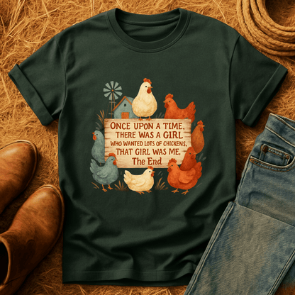 Girl Wanted Chickens T-Shirt
