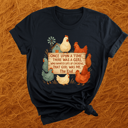 Girl Wanted Chickens T-Shirt