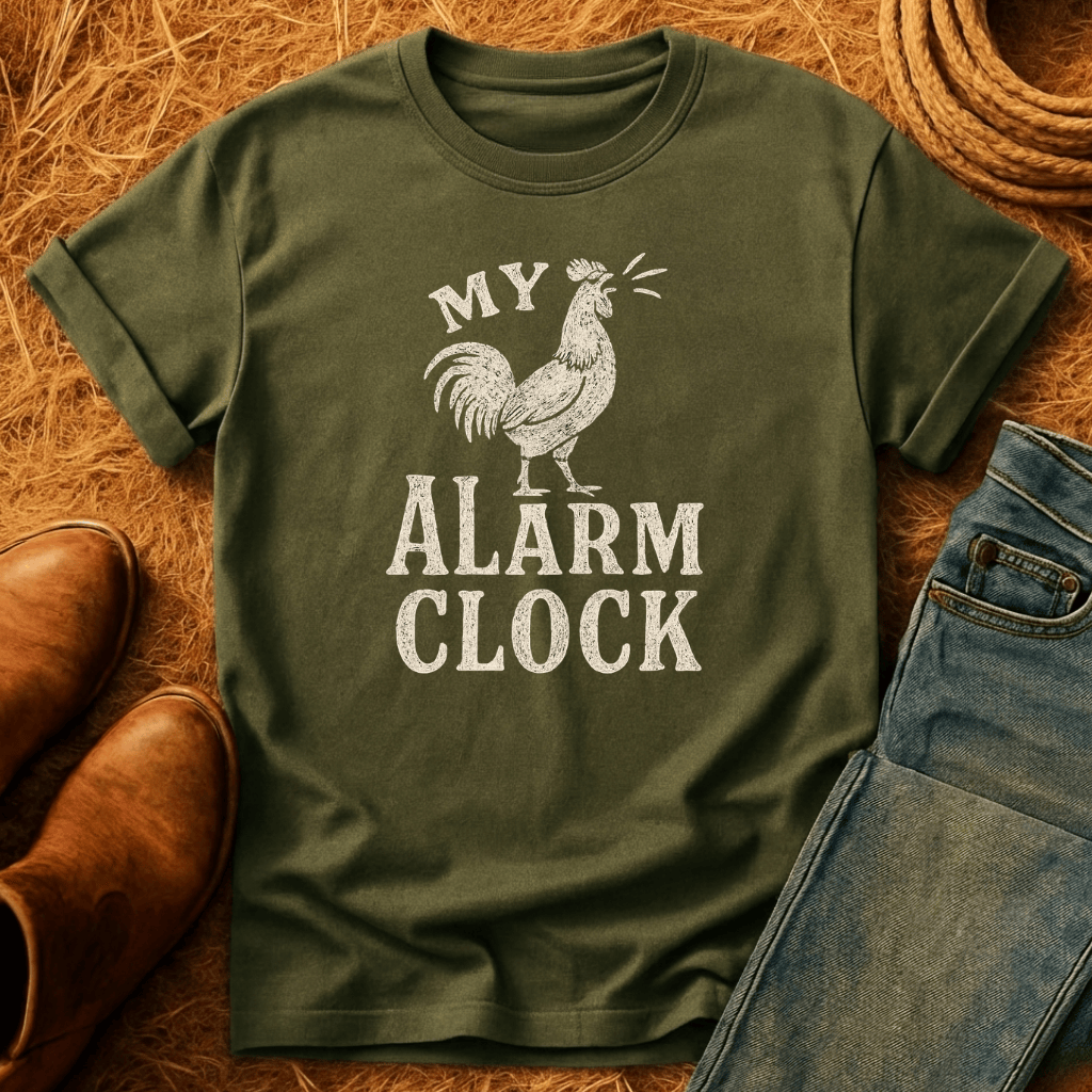 Farm Alarm Clock T-Shirt