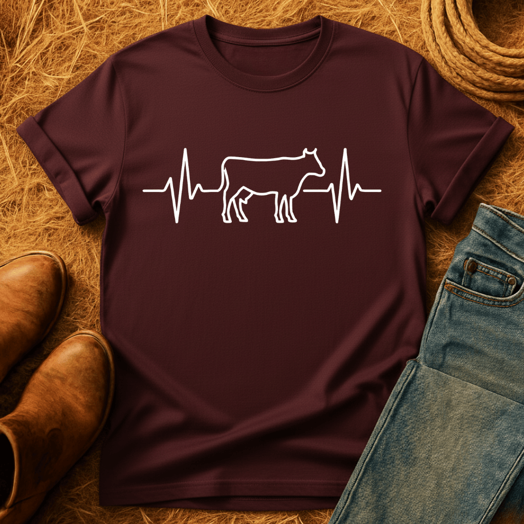 Cow Heartbeat T-Shirt