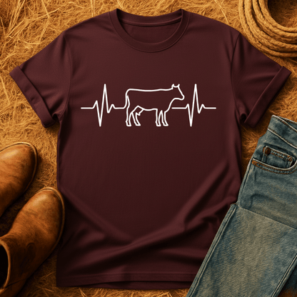 Cow Heartbeat T-Shirt