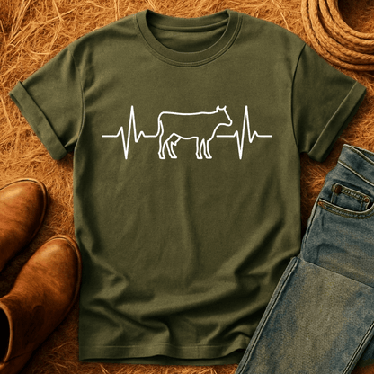 Cow Heartbeat T-Shirt