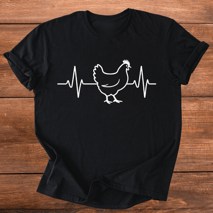 Chicken Heart Beat T-Shirt