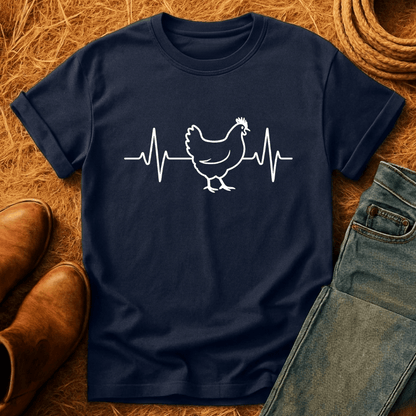 Chicken Heart Beat T-Shirt