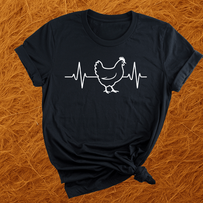 Chicken Heart Beat T-Shirt