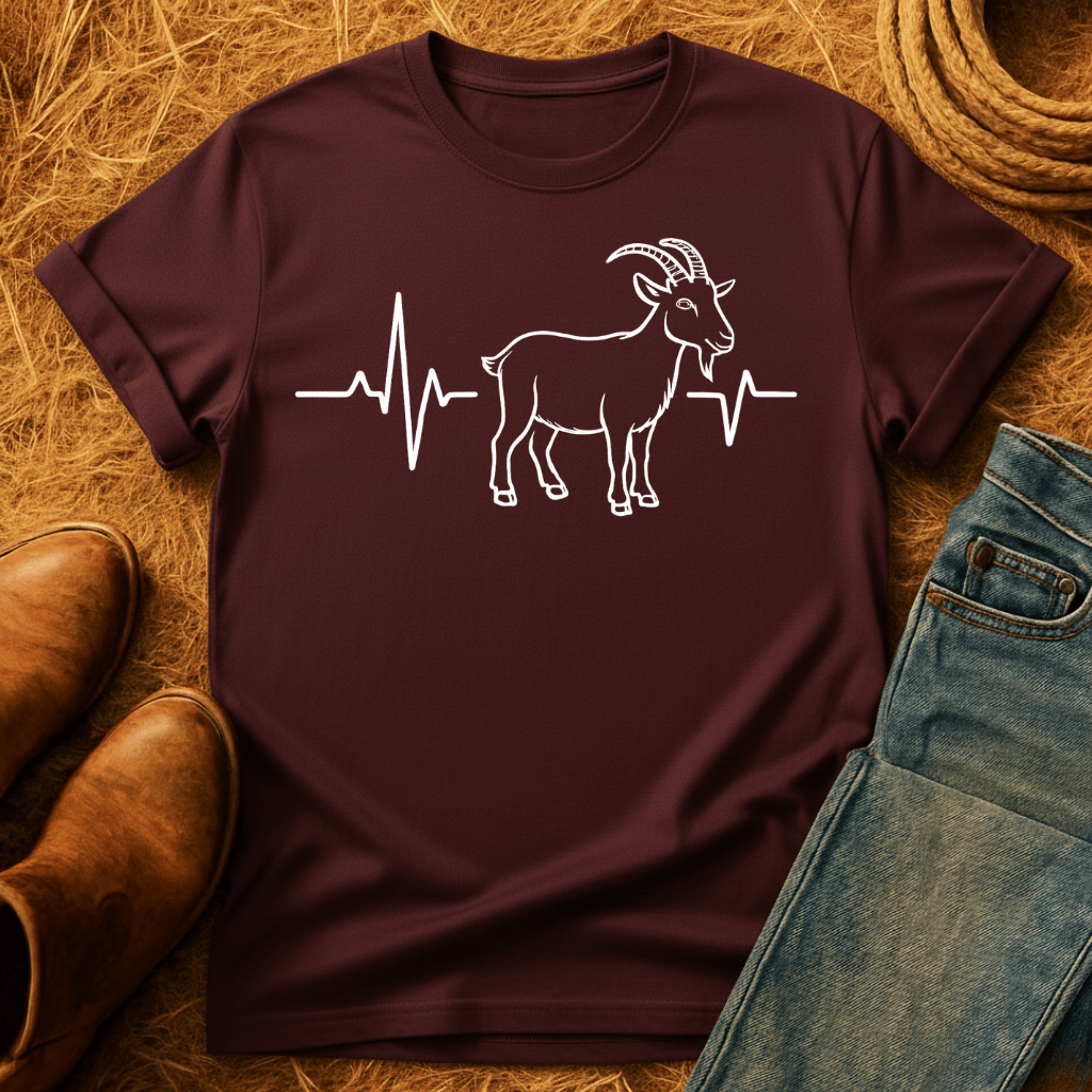 Goat Heart Beat T-Shirt