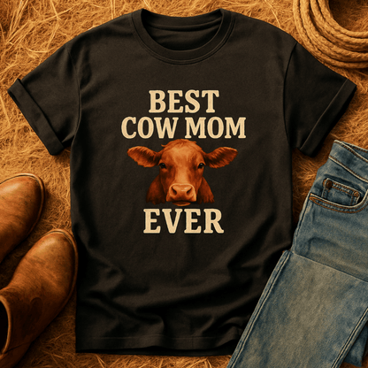 Best Cow Mom T-Shirt