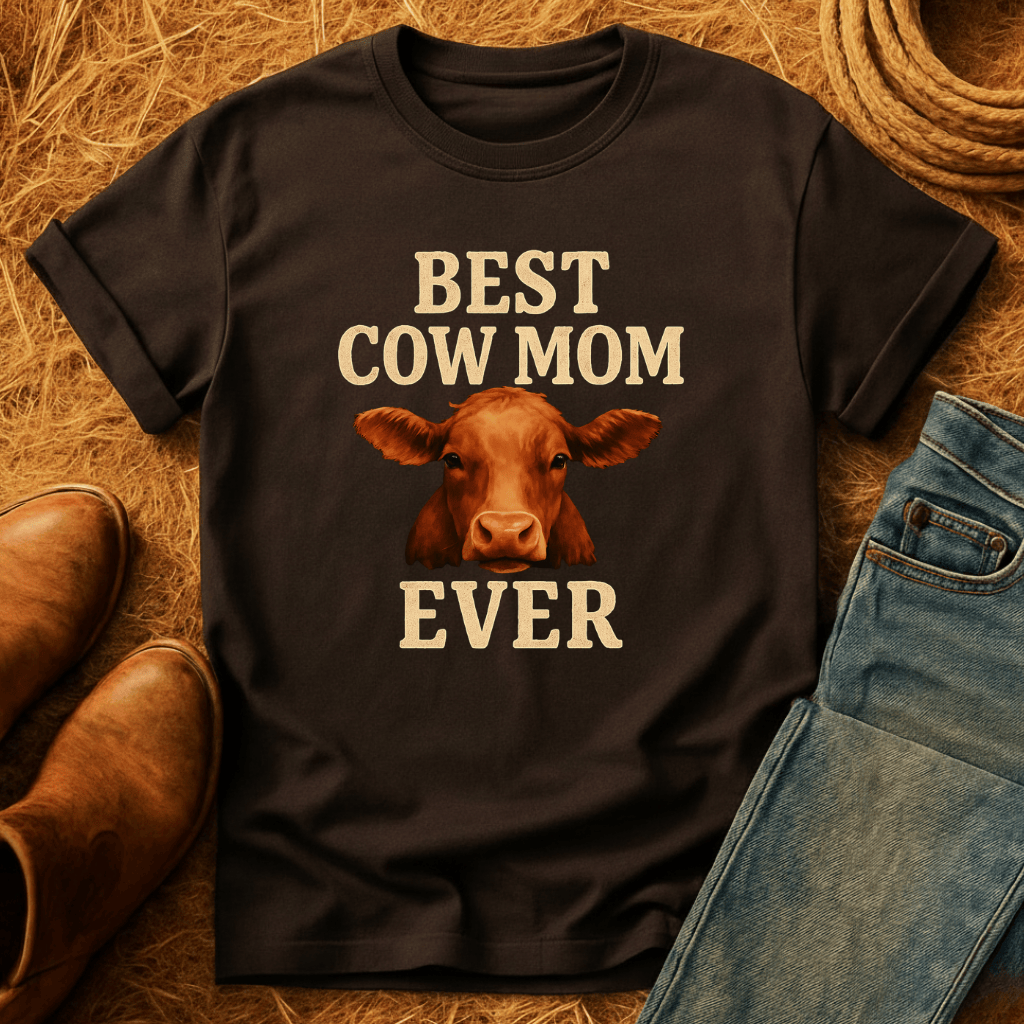 Best Cow Mom T-Shirt